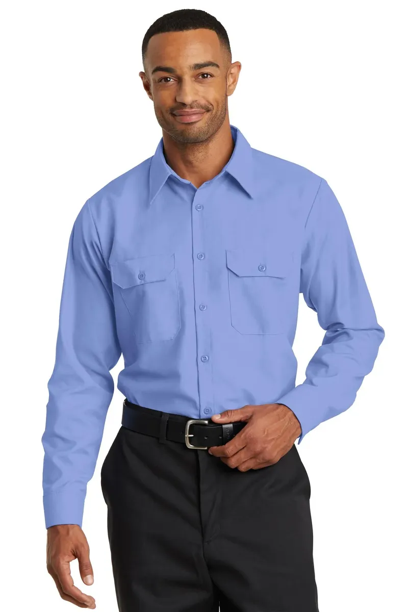 DISCONTINUED Red Kap® Long Sleeve Solid Ripstop Shirt. SY50 - additional view 2