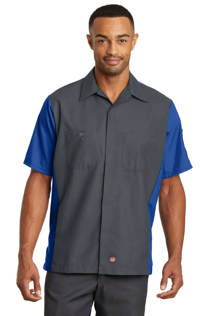 Red Kap® Short Sleeve Ripstop Crew Shirt. SY20 - additional view 3