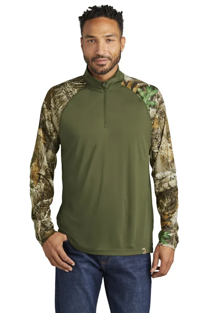 Russell Outdoors Realtree® Colorblock Performance 1/4-Zip RU152 - additional view 1