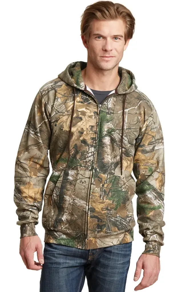 Russell Outdoors Realtree® Full-Zip Hooded Sweatshirt. RO78ZH