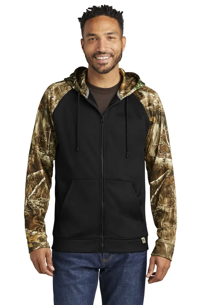 Russell Outdoors Realtree® Performance Colorblock Full-Zip Hoodie RU452 - additional view 1