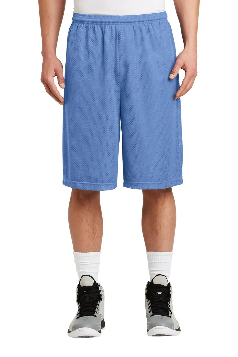 DISCONTINUED Sport-Tek® Extra Long PosiCharge® Classic Mesh Short. ST511 - additional view 1
