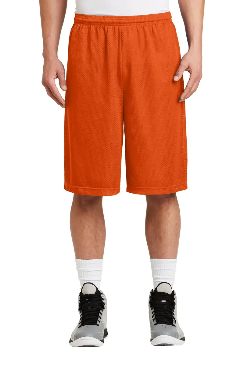 DISCONTINUED Sport-Tek® Extra Long PosiCharge® Classic Mesh Short. ST511 - additional view 3