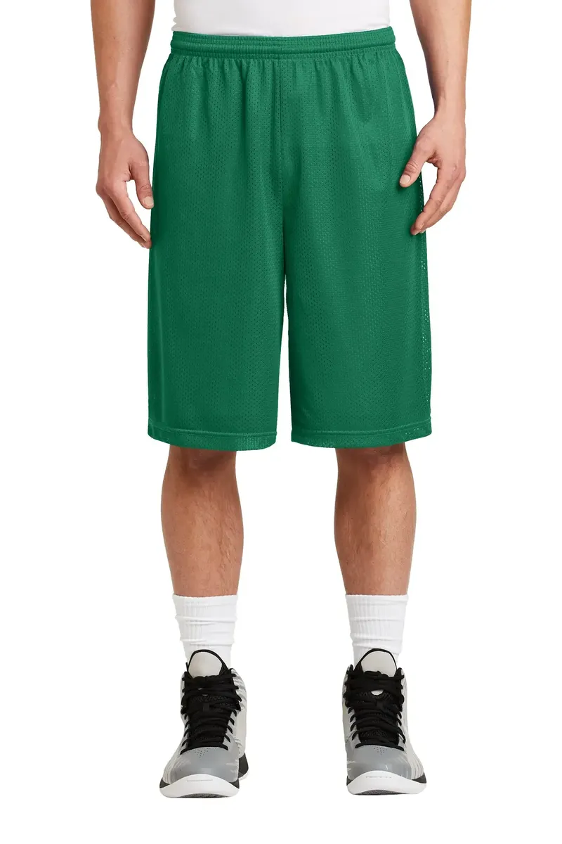 DISCONTINUED Sport-Tek® Extra Long PosiCharge® Classic Mesh Short. ST511 - additional view 2