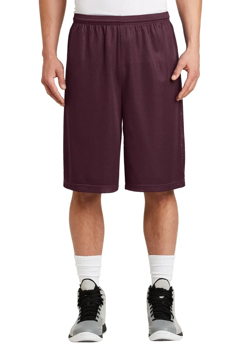 DISCONTINUED Sport-Tek® Extra Long PosiCharge® Classic Mesh Short. ST511 - additional view 4