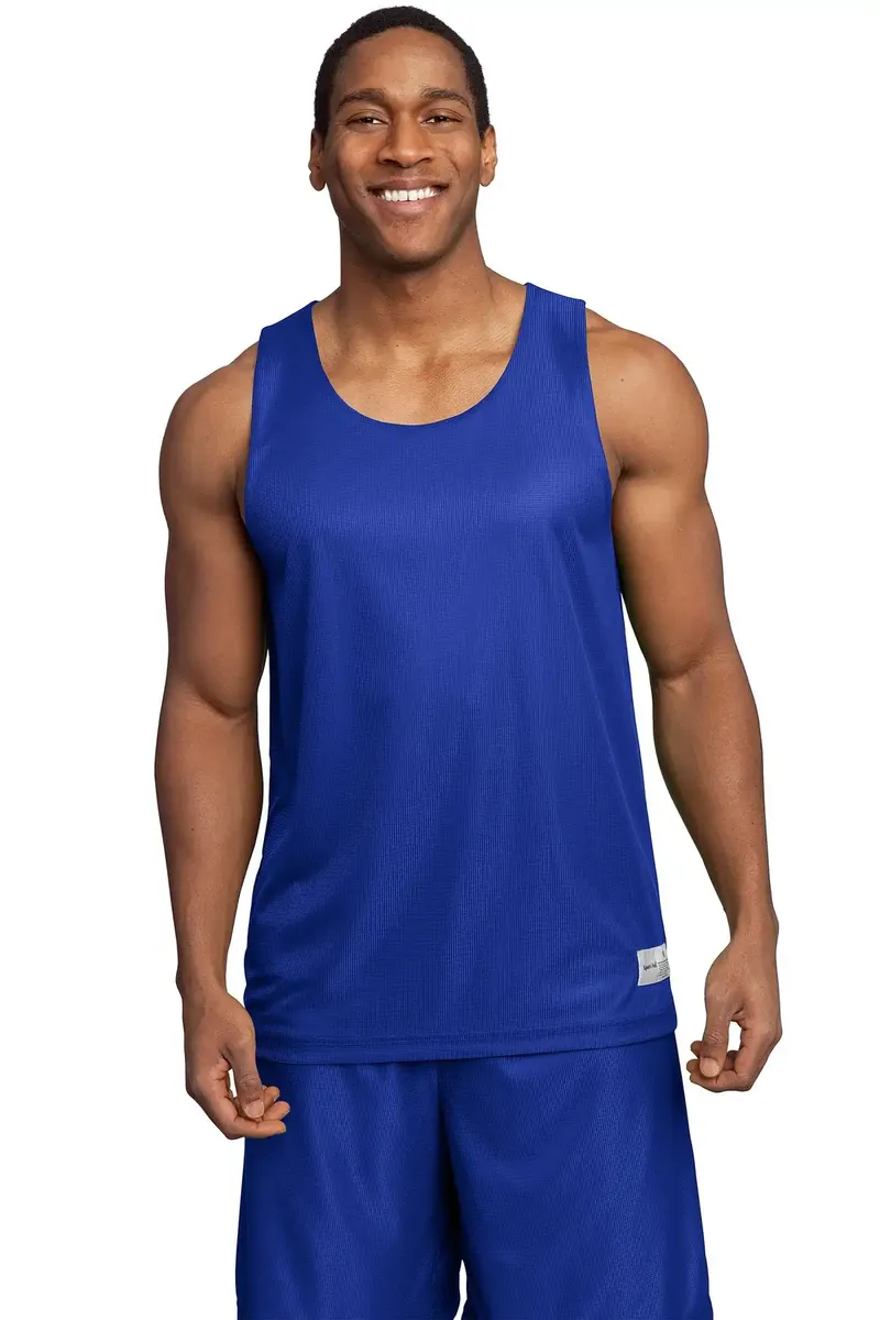 DISCONTINUED Sport-Tek® PosiCharge® Mesh Reversible Tank. T550 - additional view 4