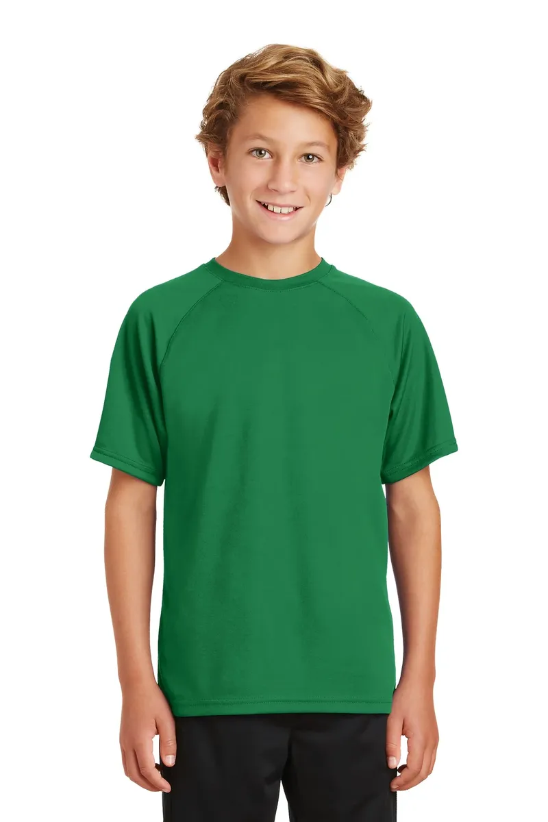 DISCONTINUED Sport-Tek® Youth Dry Zone® Raglan T-Shirt.  Y473 - additional view 3
