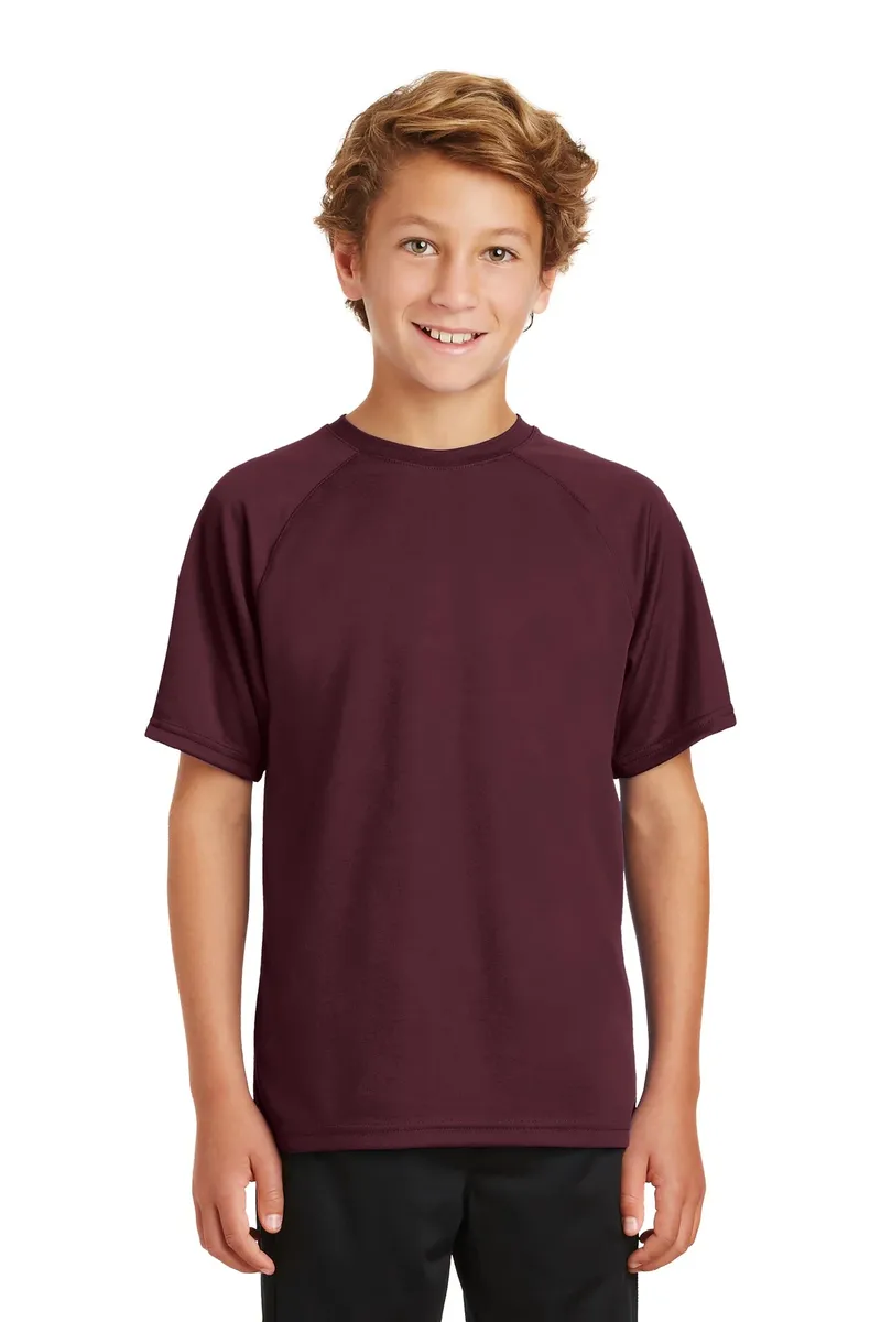 DISCONTINUED Sport-Tek® Youth Dry Zone® Raglan T-Shirt.  Y473 - additional view 1