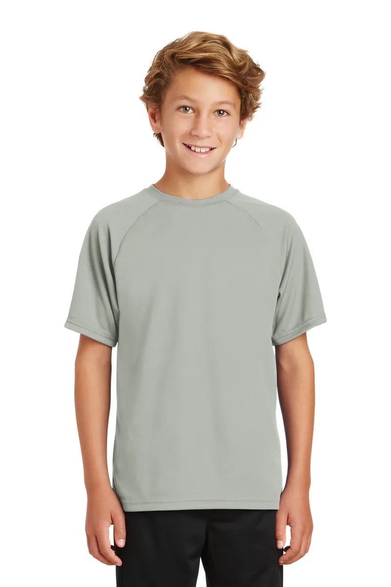DISCONTINUED Sport-Tek® Youth Dry Zone® Raglan T-Shirt.  Y473 - additional view 2