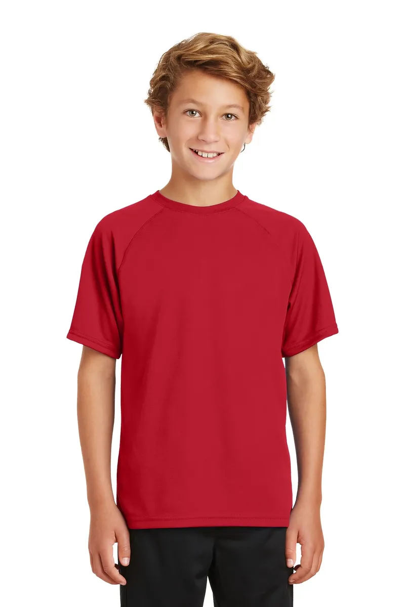 DISCONTINUED Sport-Tek® Youth Dry Zone® Raglan T-Shirt.  Y473 - additional view 4