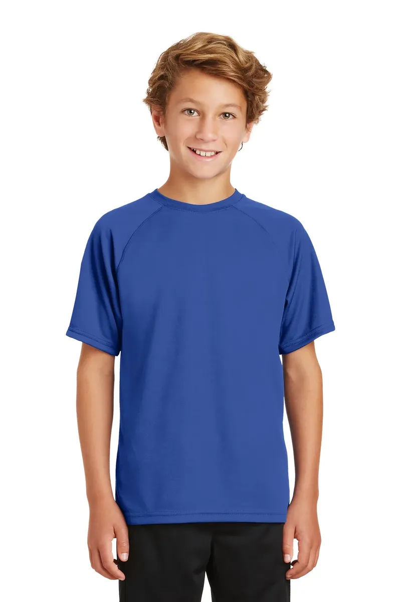DISCONTINUED Sport-Tek® Youth Dry Zone® Raglan T-Shirt. Y473