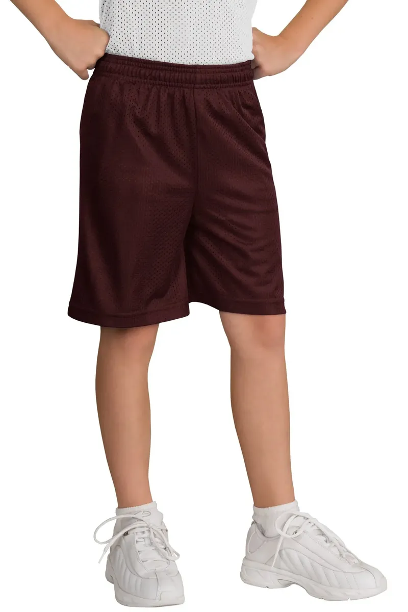 DISCONTINUED Sport-Tek® Youth Mesh Short.  YT510 - additional view 1
