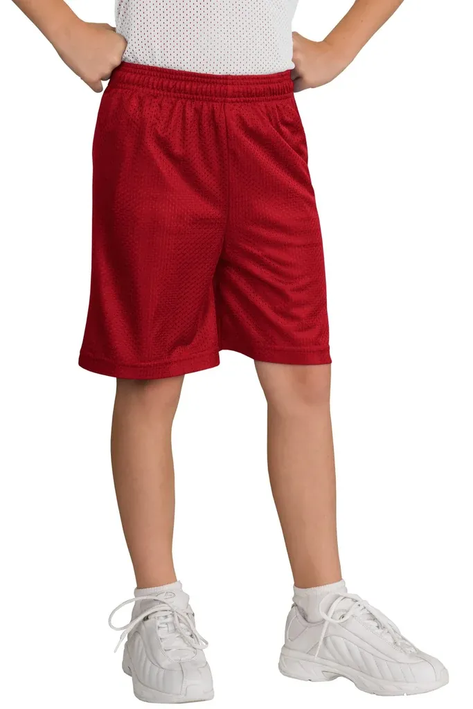 DISCONTINUED Sport-Tek® Youth Mesh Short. YT510