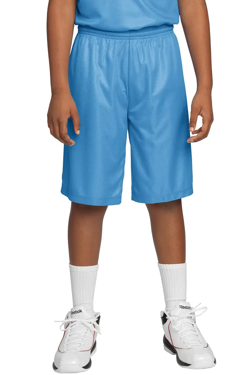DISCONTINUED Sport-Tek® Youth PosiCharge® Mesh Reversible Short. YT560