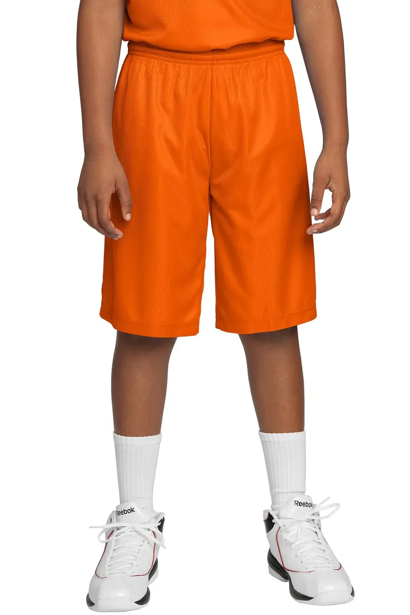 DISCONTINUED Sport-Tek® Youth PosiCharge® Mesh Reversible Short. YT560 - additional view 6