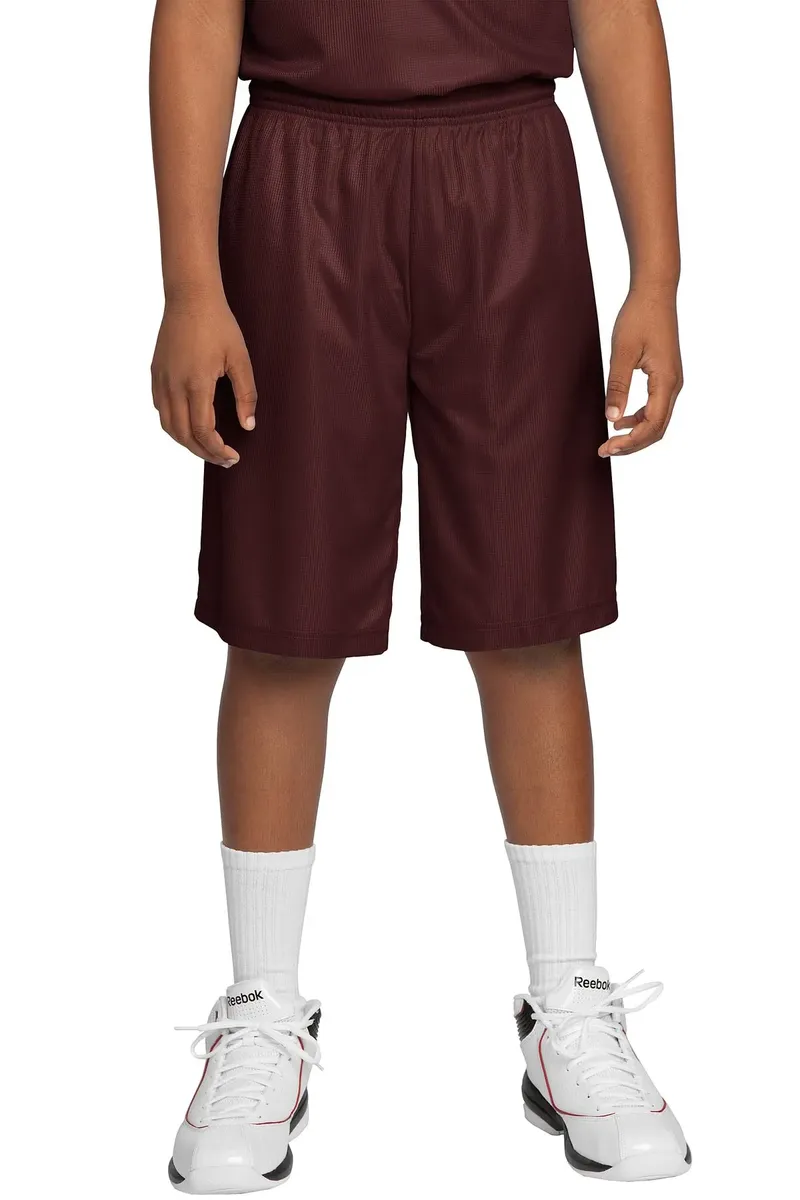 DISCONTINUED Sport-Tek® Youth PosiCharge® Mesh Reversible Short. YT560 - additional view 7