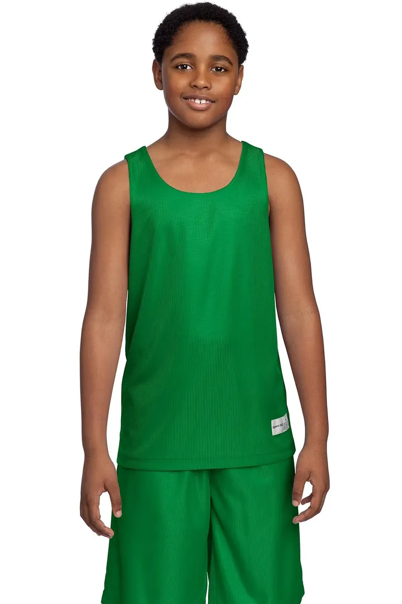DISCONTINUED Sport-Tek® Youth PosiCharge® Mesh Reversible Tank. YT550 - additional view 4