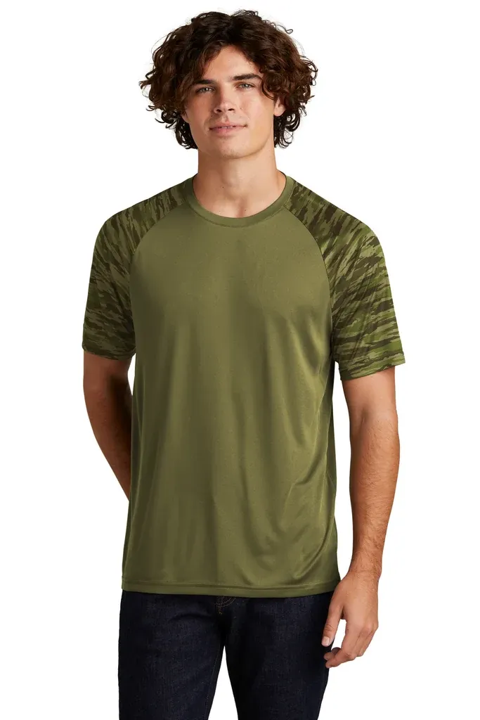 Sport-Tek® Drift Camo Colorblock Tee ST376 - additional view 4