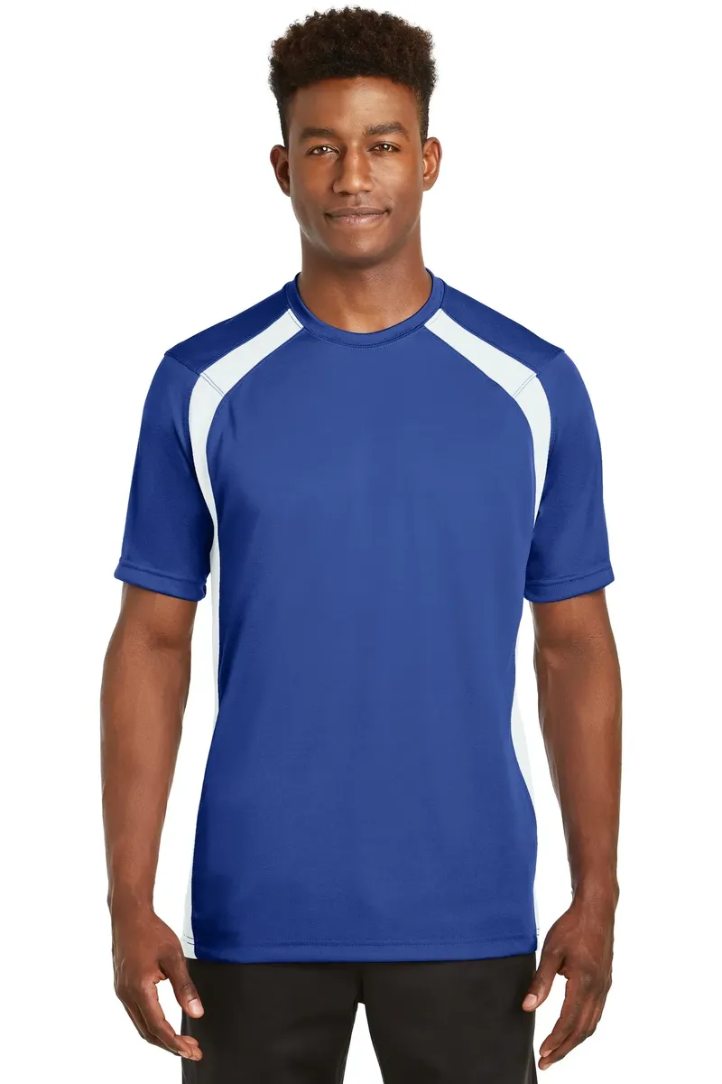 Sport-Tek® Dry Zone® Colorblock Crew. T478 - additional view 2