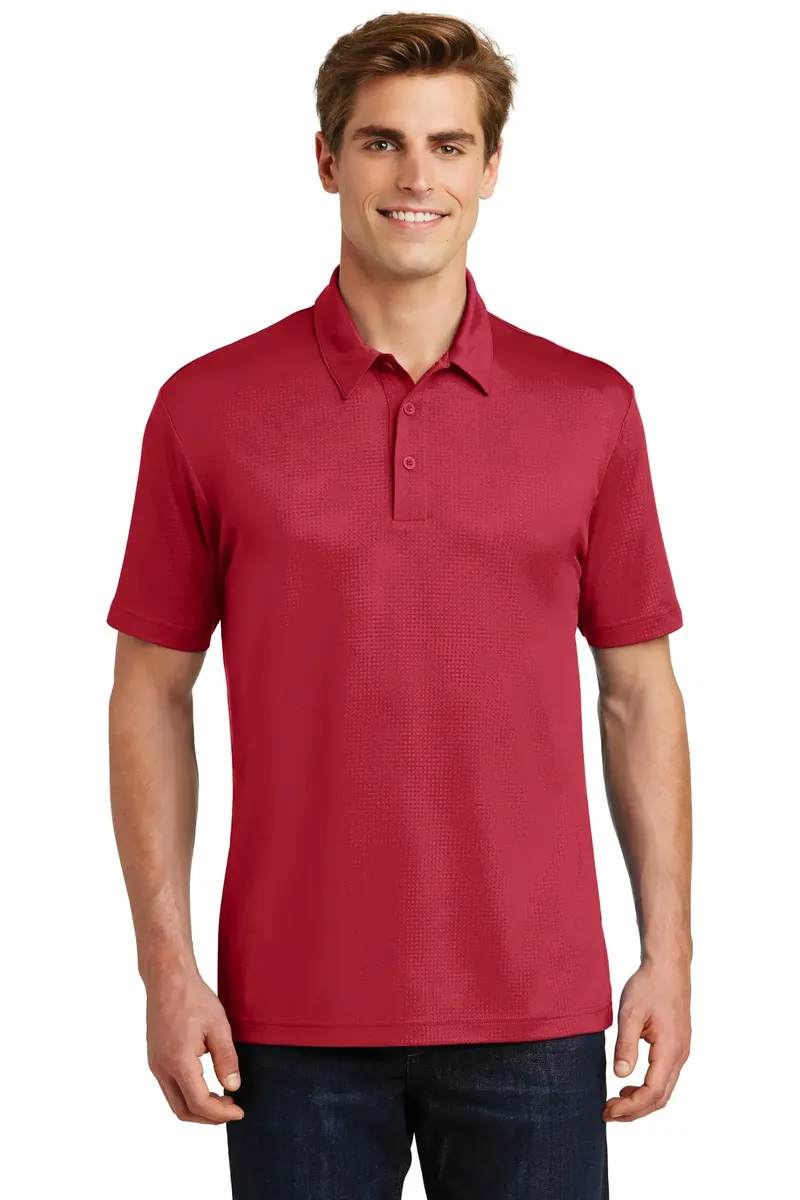 Sport-Tek® Embossed PosiCharge® Tough Polo®. ST630 - additional view 2