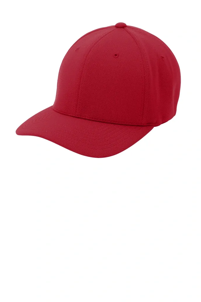 Sport-Tek® Flexfit® Cool & Dry Poly Block Mesh Cap. STC22 - additional view 3