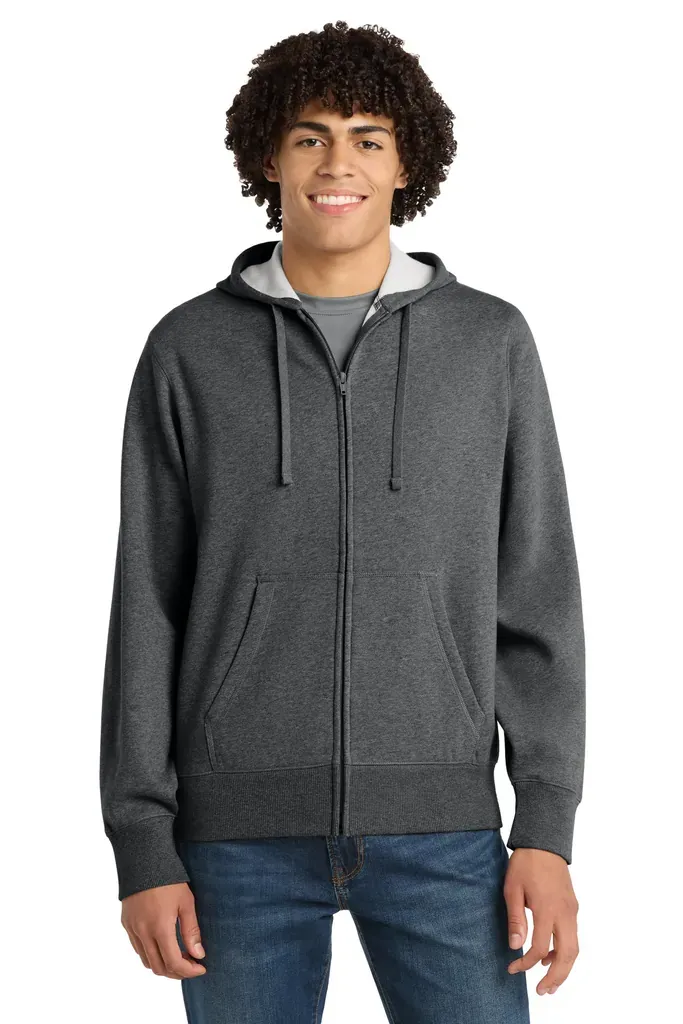 Sport-Tek® Full-Zip Hooded Sweatshirt. ST258 - additional view 3
