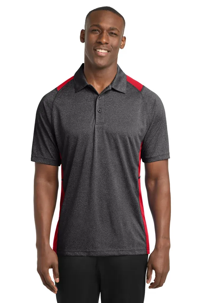 Sport-Tek® Heather Colorblock Contender Polo. ST665 - additional view 10