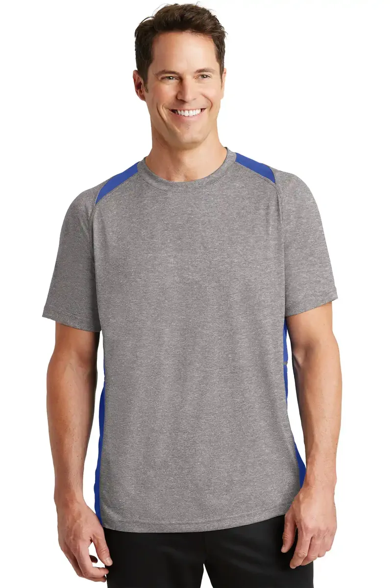 Sport-Tek® Heather Colorblock Contender Tee. ST361 - additional view 4