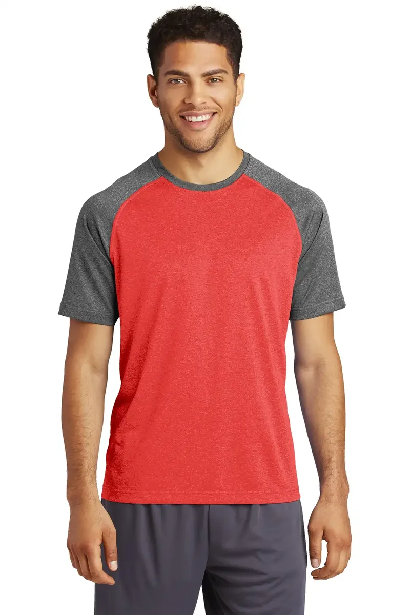 Sport-Tek ® Heather-On-Heather Contender  Tee. ST362 - additional view 4