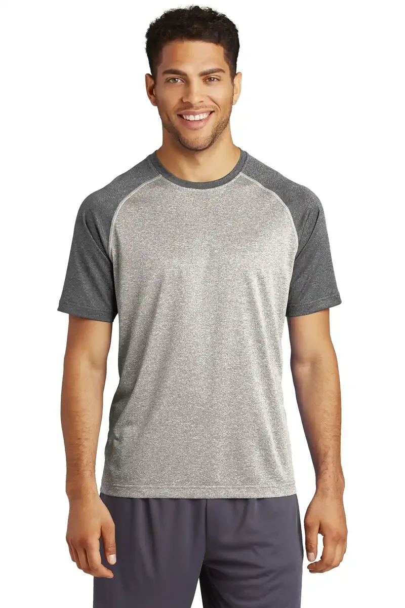 Sport-Tek ® Heather-On-Heather Contender  Tee. ST362 - additional view 3