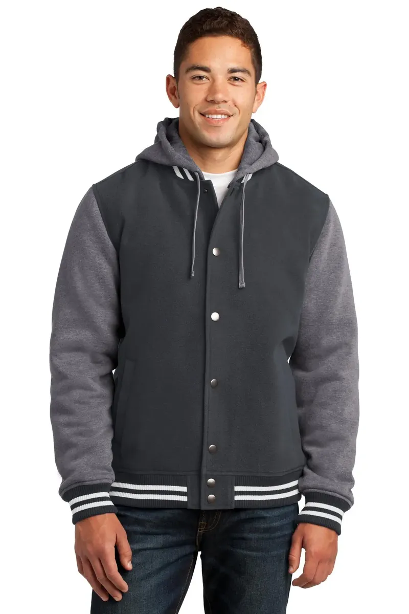 Sport-Tek® Insulated Letterman Jacket. JST82 - additional view 2