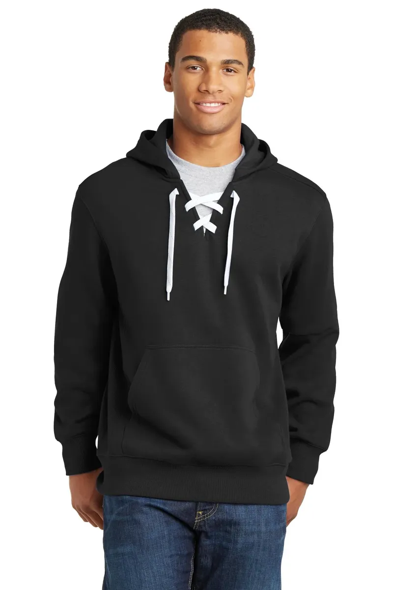 Sport-Tek® Lace Up Pullover Hooded Sweatshirt. ST271 - additional view 3
