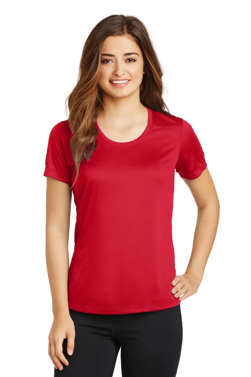 Sport-Tek® Ladies PosiCharge® Elevate Scoop Neck Tee. LST380 - additional view 6