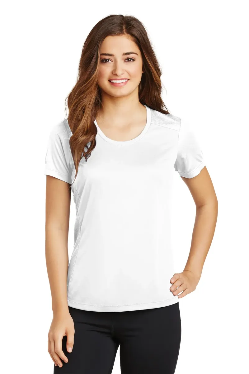 Sport-Tek® Ladies PosiCharge® Elevate Scoop Neck Tee. LST380 - additional view 2