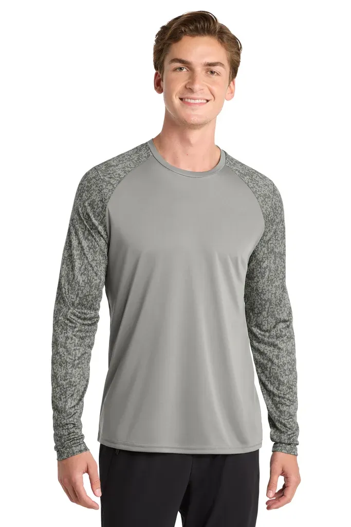 Sport-Tek ® Long Sleeve Digi Camo Tee. ST460LS - additional view 3