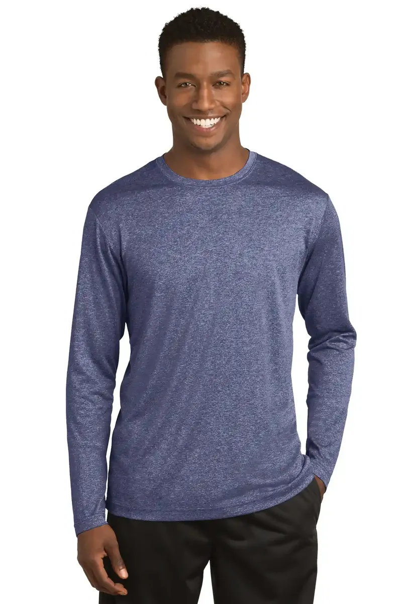 Sport-Tek® Long Sleeve Heather Contender Tee. ST360LS - additional view 3