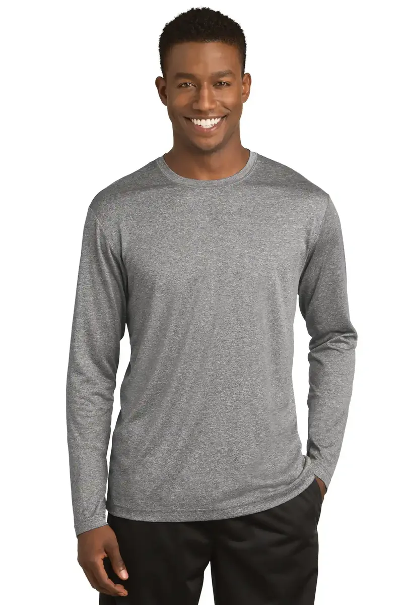 Sport-Tek® Long Sleeve Heather Contender Tee. ST360LS - additional view 4
