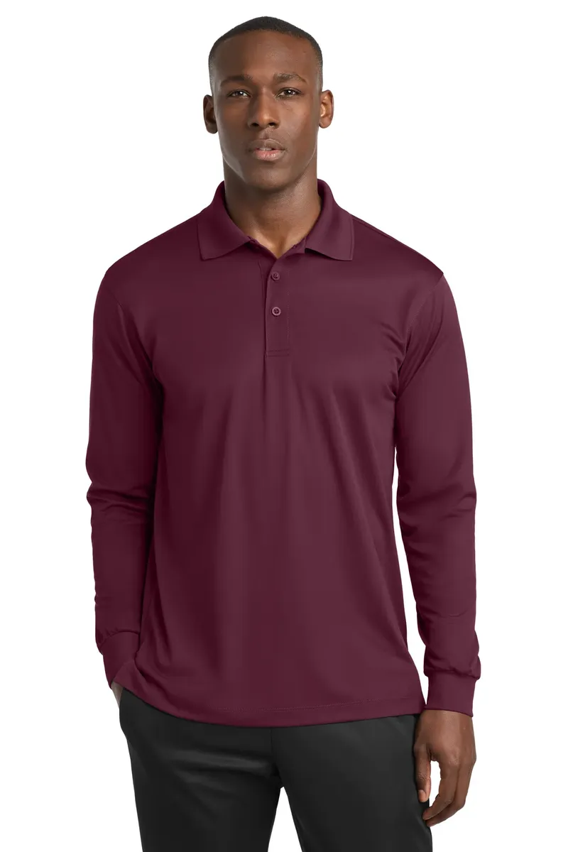 Sport-Tek® Long Sleeve Micropique Sport-Wick® Polo. ST657 - additional view 4