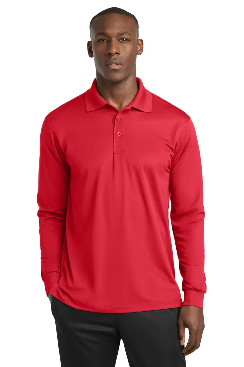 Sport-Tek® Long Sleeve Micropique Sport-Wick® Polo. ST657 - additional view 8