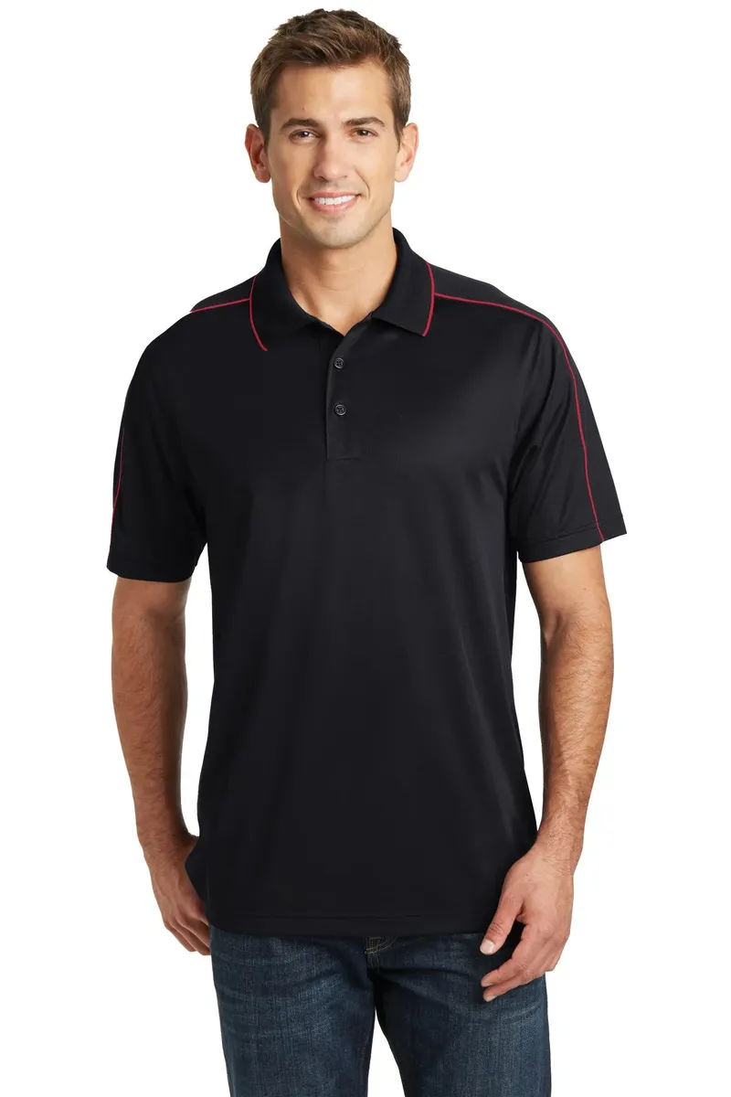 Sport-Tek® Micropique Sport-Wick® Piped Polo. ST653 - additional view 2