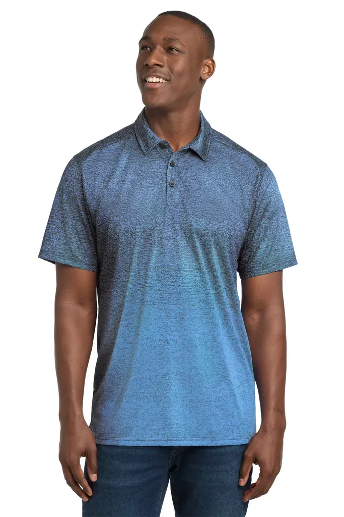 Sport-Tek ® Ombre Heather Polo. ST671 - additional view 1