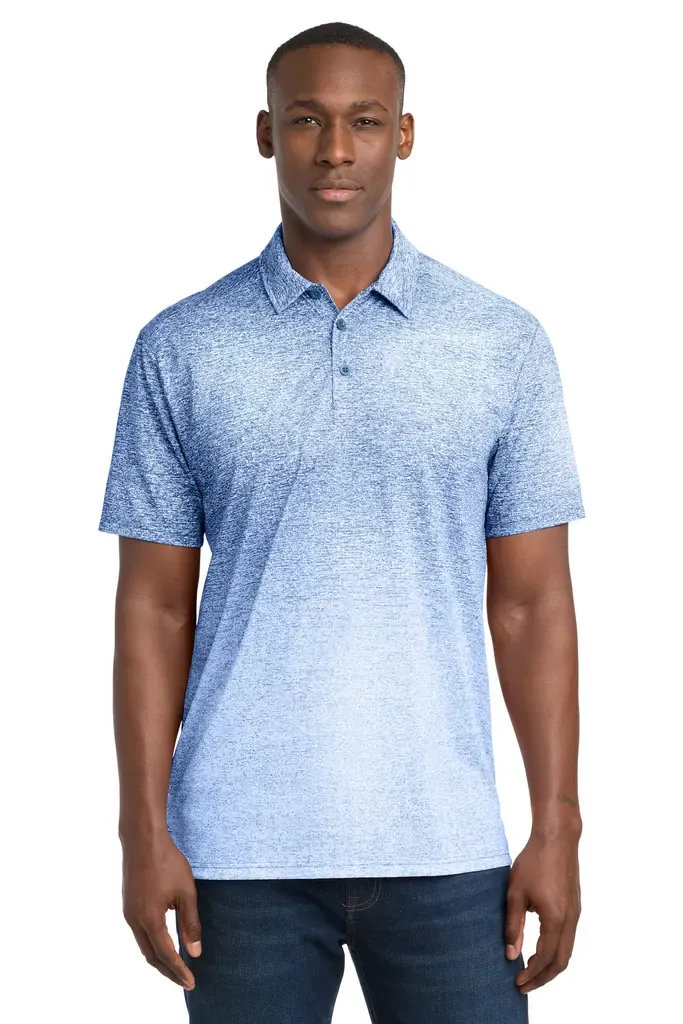 Sport-Tek ® Ombre Heather Polo. ST671 - additional view 3