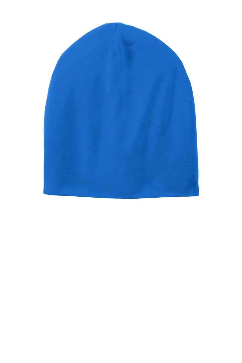 Sport-Tek® PosiCharge® Competitor Cotton Touch Jersey Knit Slouch Beanie. STC35