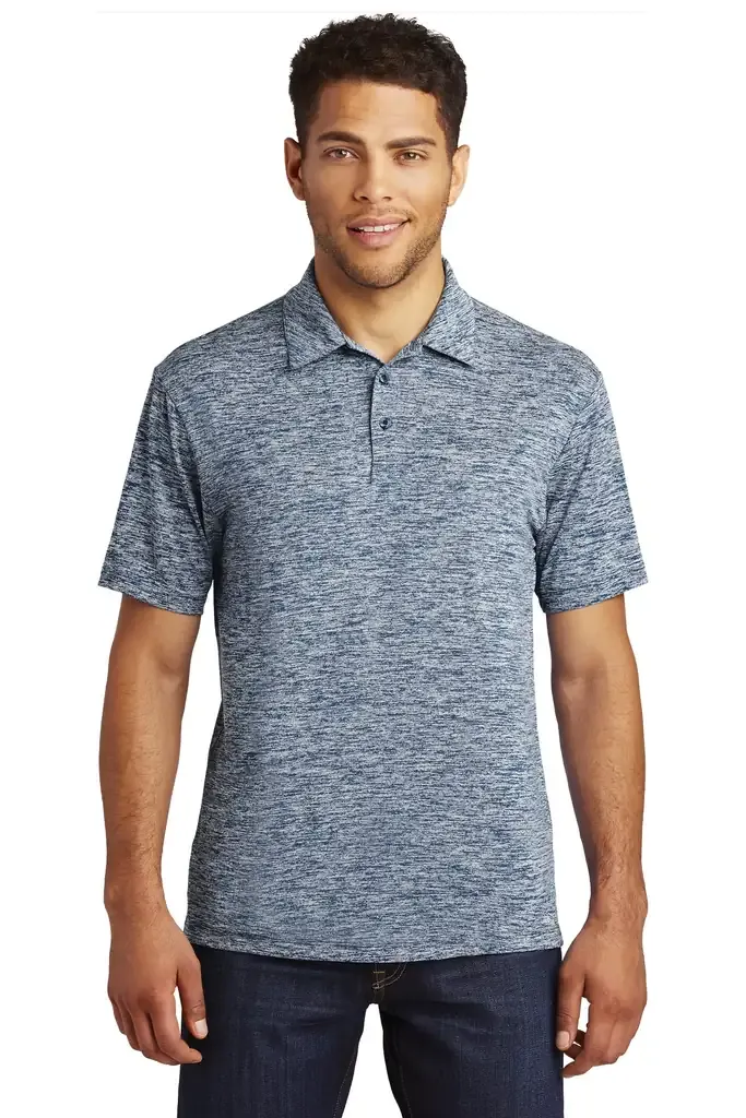 Sport-Tek ® PosiCharge ® Electric Heather Polo. ST590 - additional view 2