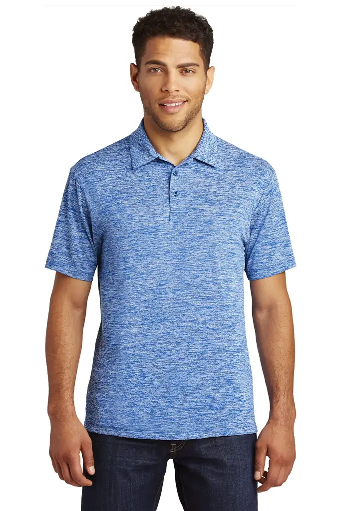 Sport-Tek ® PosiCharge ® Electric Heather Polo. ST590 - additional view 6