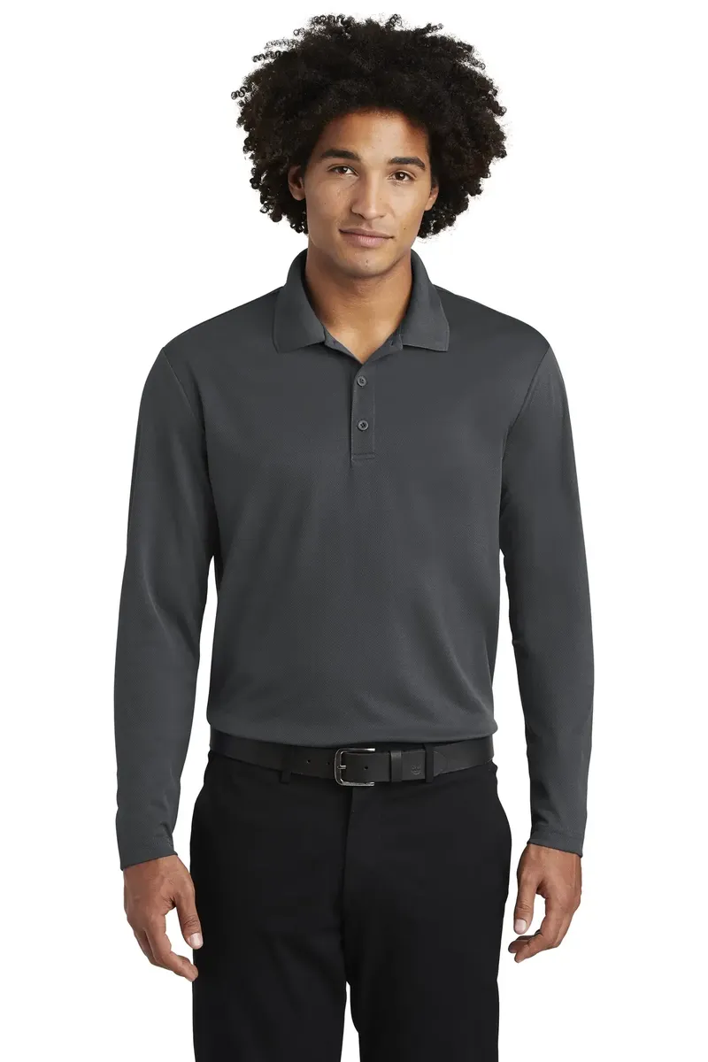 Sport-Tek ® PosiCharge ® RacerMesh ® Long Sleeve Polo. ST640LS - additional view 4