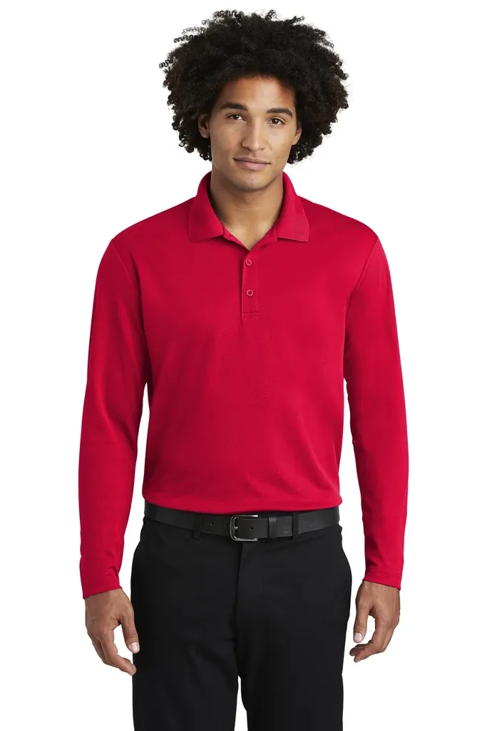 Sport-Tek ® PosiCharge ® RacerMesh ® Long Sleeve Polo. ST640LS - additional view 2