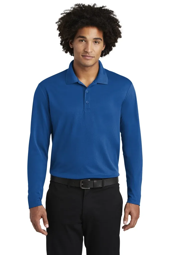 Sport-Tek ® PosiCharge ® RacerMesh ® Long Sleeve Polo. ST640LS - additional view 5