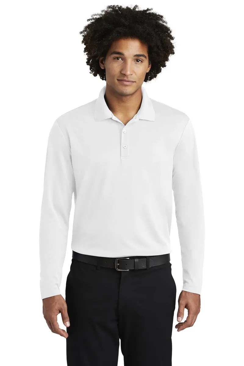 Sport-Tek ® PosiCharge ® RacerMesh ® Long Sleeve Polo. ST640LS - additional view 1