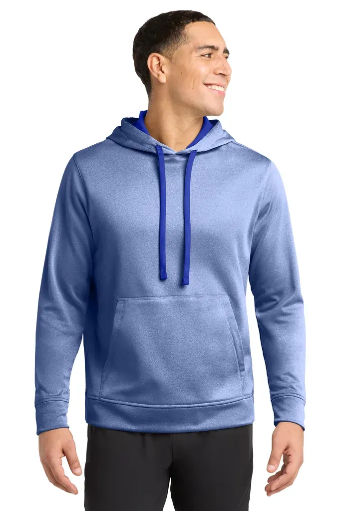 Sport-Tek ® PosiCharge ® Sport-Wick ® Heather Fleece Hooded Pullover. ST264 - additional view 4